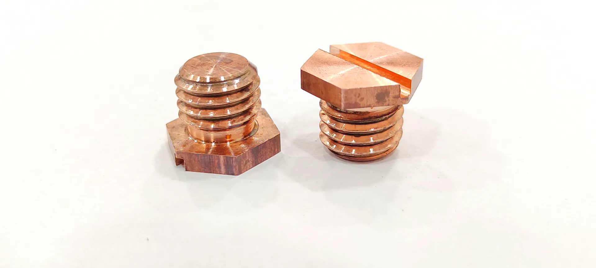 CNC machining of precision brass and copper components