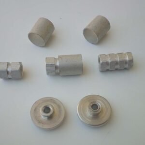 aluminum machined components, aluminum bushings, aluminum hex bush, aluminum hexagonal inserts