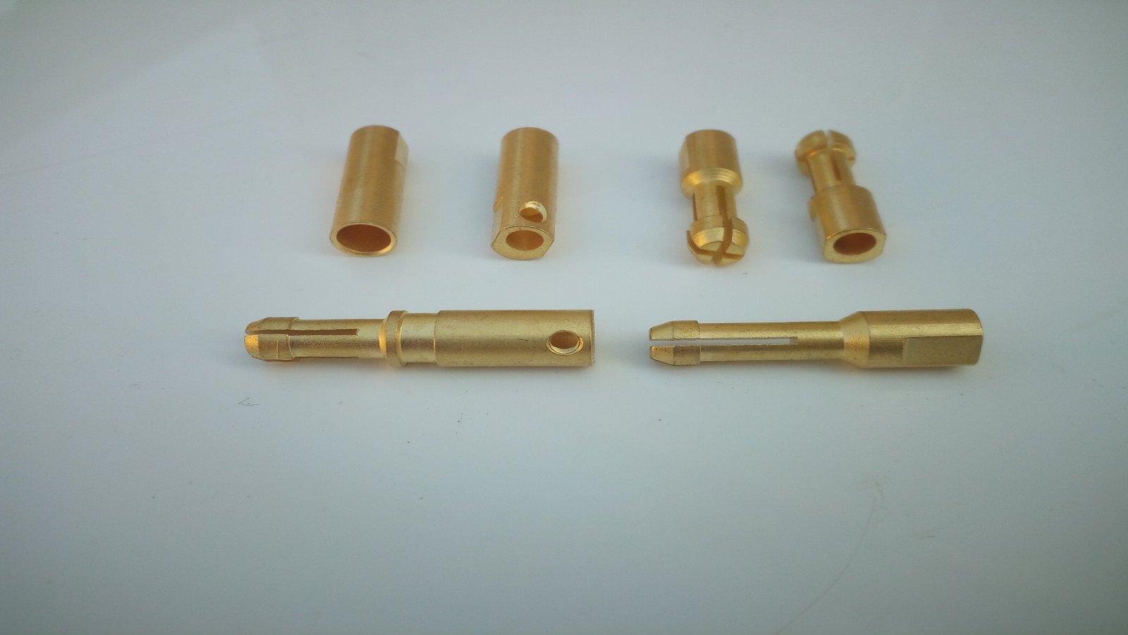 brass pins, brass slotted pins, brass pins for tractor sockets