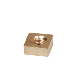 Brass Square nuts as per specificatoins, custom brass square nuts exporter, custom brass square nut manufacturer