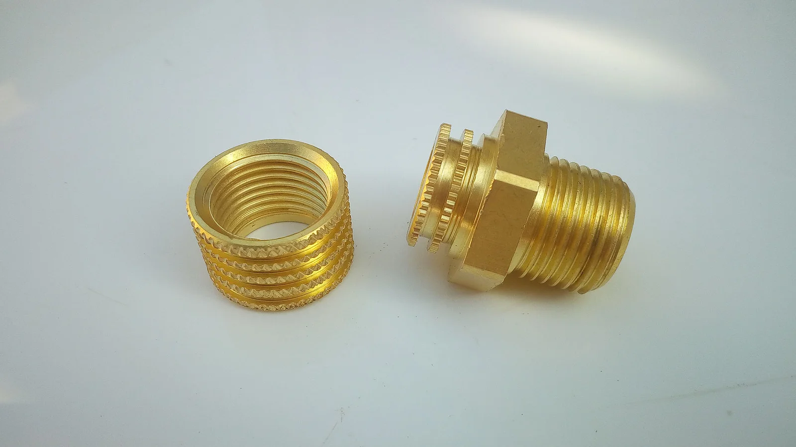 Knurled Collar Brass Insert, knurling collar brass inserts